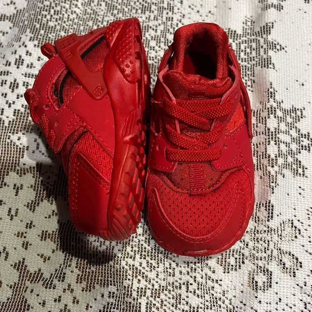 Nike Hyarache Run 4 C Red Nike Sneakers Kids 4